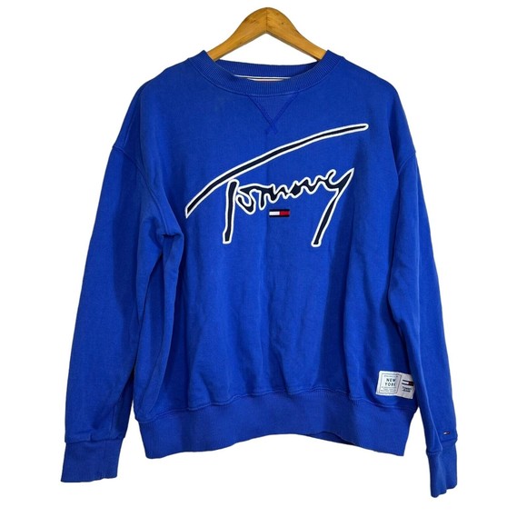 Tommy Hilfiger Mens Pullover Y2K Sweater Size Medium - Picture 1 of 11